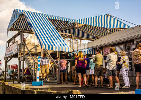 Costello du Clam Shack   Noank, New York, USA Banque D'Images