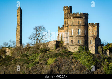 Calton Hill dans le centre dans la capitale écossaise Edimbourg Banque D'Images