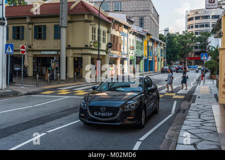 Chine Street, Chinatown, Singapour Banque D'Images