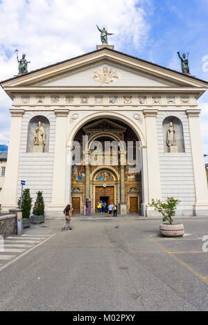 Vallée d'aoste,Italie,la cathédrale,Aoste Banque D'Images