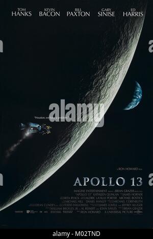 Apollo 13 année : 1995 Etats-Unis Directeur : Ron Howard affiche américaine Banque D'Images