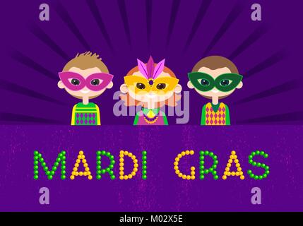 Mardi Gras Illustration de Vecteur