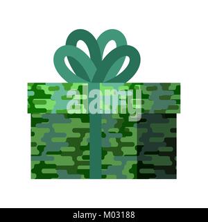 23 février don pour les hommes. Kaki de protection fort. Défenseur de la Patrie 24. Maison de vacances militaire en Russie Illustration de Vecteur