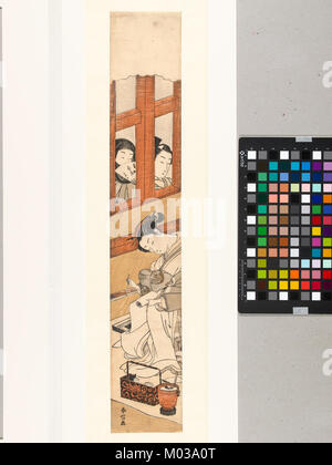 Tableau historique montrant une courtisane écrivant une lettre, observé par deux hommes, conservé dans le Rijksmuseum, illustrant l'art et la culture hollandais du XVIIe siècle. Banque D'Images