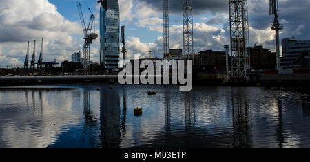 Balade autour de l'Isle of Dogs Banque D'Images