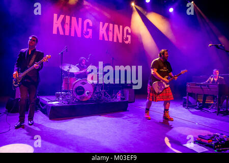 Le groupe de blues et rock King King a commencé leur mois de longue tournée à travers le Royaume-Uni, les Pays-Bas et l'Allemagne à l'O2 Shepherd's Bush Empire. Banque D'Images