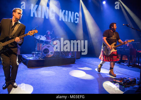 Le groupe de blues et rock King King a commencé leur mois de longue tournée à travers le Royaume-Uni, les Pays-Bas et l'Allemagne à l'O2 Shepherd's Bush Empire. Banque D'Images