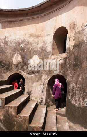 Mosquée souterraine. Palais aquatique Taman Sari à Yogyakarta. L'île de Java en Indonésie. Banque D'Images