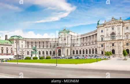 Célèbre Hofburg avec Heldenplatz à Vienne, Autriche Banque D'Images