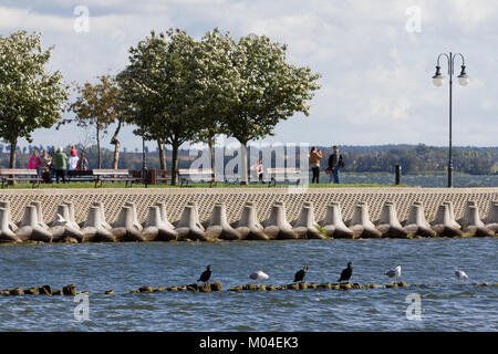 La Mazurie, Gizycko, Big Lake District en Pologne Banque D'Images