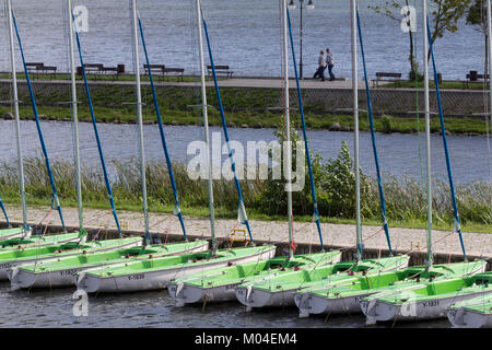 La Mazurie, Gizycko, Big Lake District en Pologne Banque D'Images