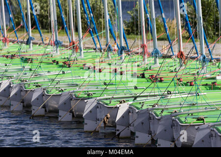 La Mazurie, Gizycko, Big Lake District en Pologne Banque D'Images