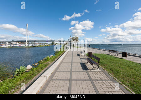 La Mazurie, Gizycko, Big Lake District en Pologne Banque D'Images