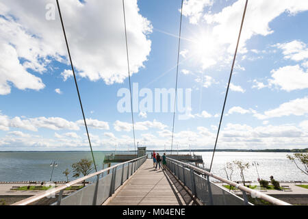 La Mazurie, Gizycko, Big Lake District en Pologne Banque D'Images