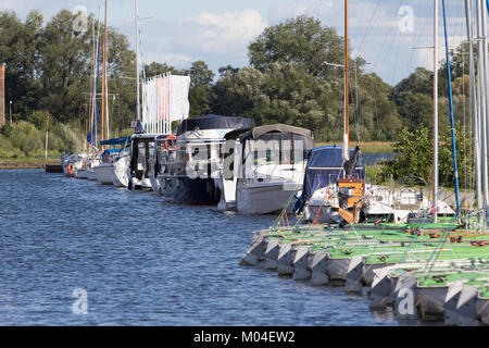 La Mazurie, Gizycko, Big Lake District en Pologne Banque D'Images