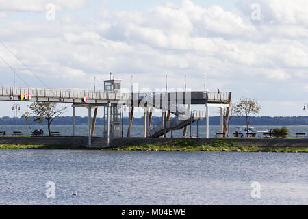 La Mazurie, Gizycko, Big Lake District en Pologne Banque D'Images