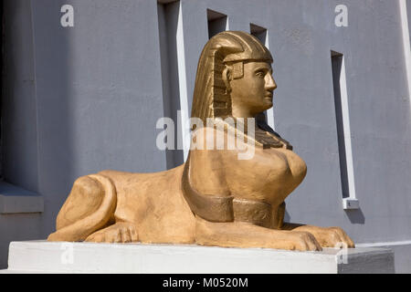 Sphinx dans le Temple de rite écossais Banque D'Images