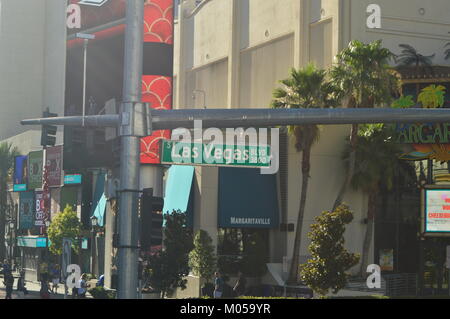 Hôtels et magasins sur le Strip de Las Vegas le 26 juin 2017. Vacances Voyage. Las Vegas Strip, Las Vegas NEVADA USA aux Etats-Unis. Banque D'Images