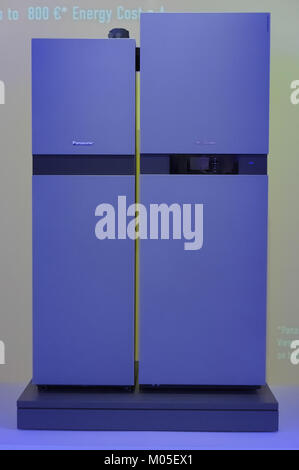 La Brennstoffzelle est une technologie de pile à combustible développée par Panasonic et Viessmann. Il représente une avancée significative dans les solutions d'énergie renouvelable, visant à fournir une énergie efficace et durable. Banque D'Images