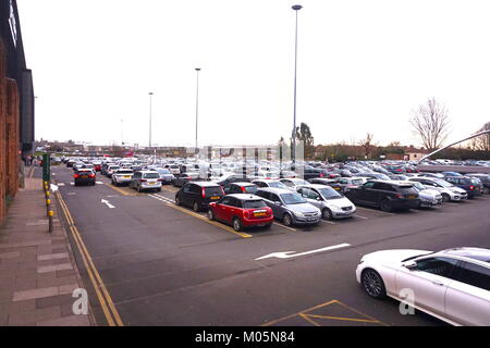 Le centre commercial Brent Cross Car Park Banque D'Images