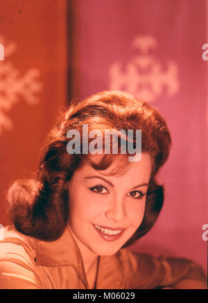 ANNETTE FUNICELLO (1942-2013) Actrice et chanteuse américaine de 1970 Banque D'Images