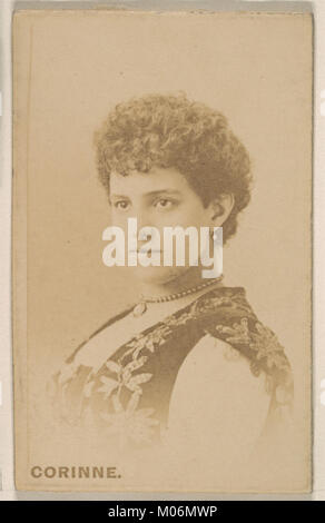 Miss Corinne, de la série Actresses (N246), Type 1, publié par Kinney