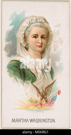 Martha Washington, les dirigeants de la série (N222) publié par Kinney Bros. RENCONTRÉ DPB872317 Banque D'Images