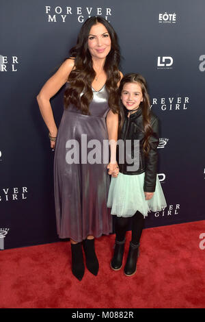 Bethany Ashton Wolf et Abby Ryder Fortson assister à la 'Forever My Girl' première à l'hôtel de Londres le 16 janvier 2018 à West Hollywood, Californie. Banque D'Images