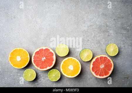 Fruits de couleur arrière-plan. Close up Banque D'Images