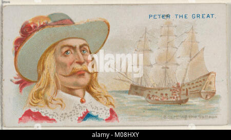 Jack Avery, la capture du navire Grand Mogul, des pirates de la série principale (N19) pour Allen & Ginter Cigarettes RENCONTRÉ DP835019 Banque D'Images