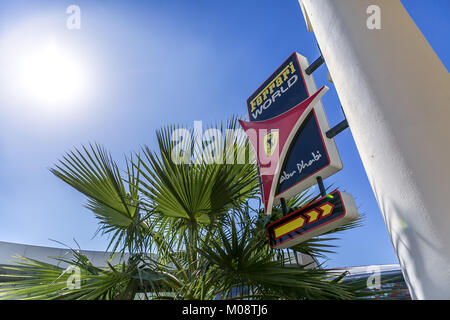 Ferrari World Abu Dhabi Banque D'Images