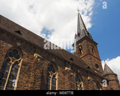 L'église paroissiale Saint Nicolas dans la ville allemande près de Traben-Trarbach Moselle Banque D'Images