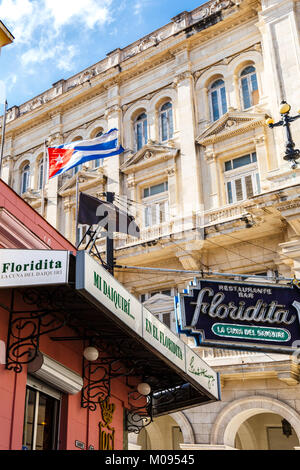 Bar et Restaurant Floridita à La Havane Cuba Banque D'Images