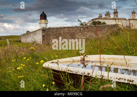 Arnish Point Lighthouse Banque D'Images