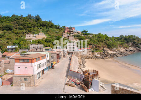 Beau village de l'île de Matsu, Taiwan Banque D'Images