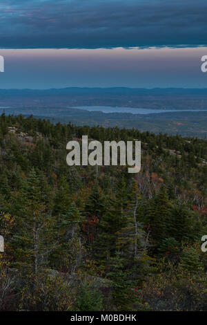 À l'ouest de Cadillac Mountain plus de Bar Harbor Banque D'Images