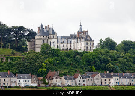 Chaumont-sur-Loire château. Château de Chaumont est un des plus anciens châteaux de Loire. Banque D'Images