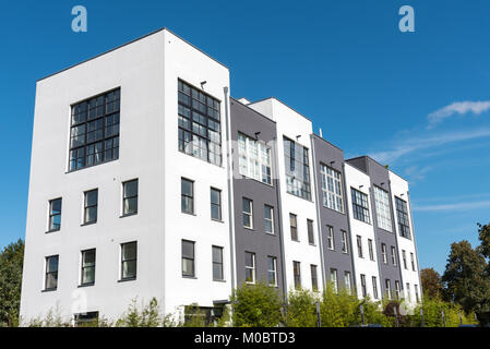 Maisons de série moderne vu à Berlin, Allemagne Banque D'Images