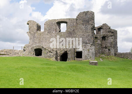 Ruines du château de Kendal de Sunnyside à la périphérie de la ville de Cumbrie en Angleterre, Royaume-Uni Banque D'Images