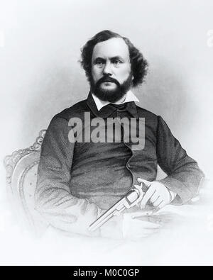 SAMUEL COLT (1814-1862) de l'Américain inverntor noms revolver après lui Banque D'Images