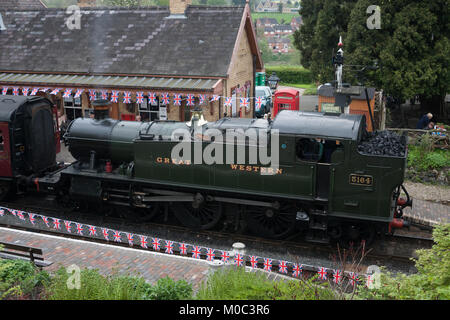 Severn Valley Railway, Worcestershire Banque D'Images