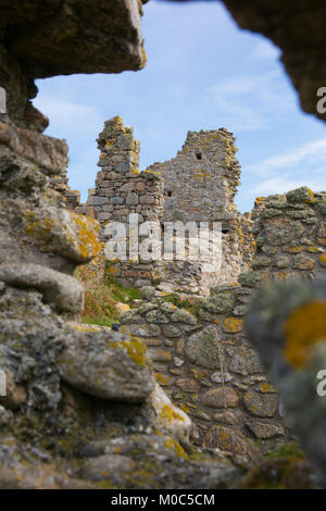 Paroisse de St Peters ruines, Channel Islands, Royaume-Uni Banque D'Images