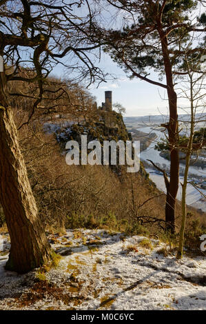 En hiver 2018 Kinnoull Hill, Perth, Ecosse Banque D'Images