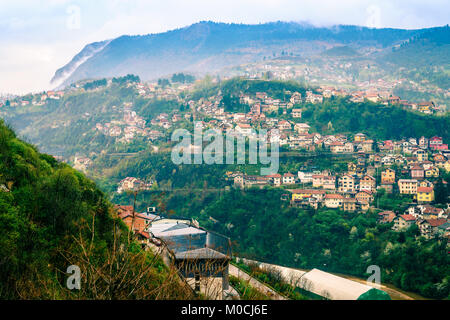 Vue panoramique de la ville de Sarajevo, Bosnie Banque D'Images