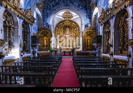 L'église de Misericordia dans centre historique de Viana do Castelo ville dans la région de Norte de Portugal Banque D'Images