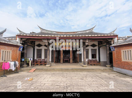 Maison traditionnelle chinoise à Hsinchu, Taiwan Banque D'Images