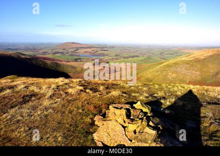 La lumière du matin sur Skiddaw pâle Banque D'Images