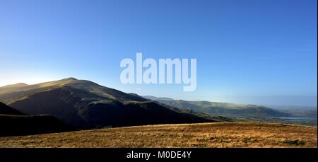 La lumière du matin sur Skiddaw pâle Banque D'Images