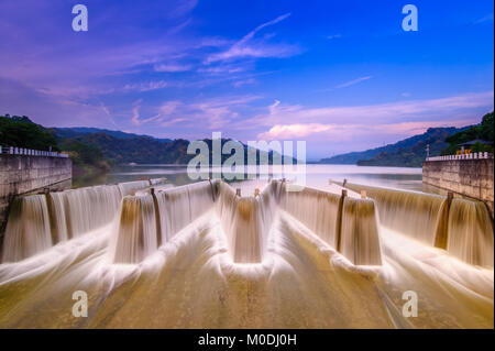 Barrage à Taiwan Banque D'Images