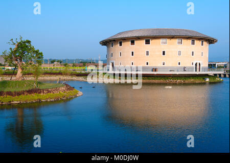 Tulou Hakka structures dans Miaoli, Taiwan Banque D'Images